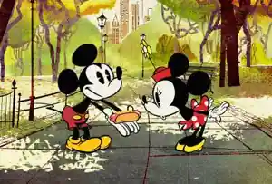 Cortos Mickey Mouse logo